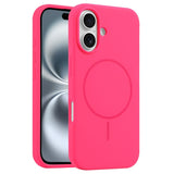 EIDERWOOD iPhone 16 Plus Silikone Mobil Cover - MagSafe Kompatibel - Pink