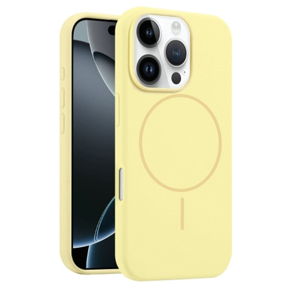 EIDERWOOD iPhone 16 Pro Silikone Mobil Cover - MagSafe Kompatibel - Gul