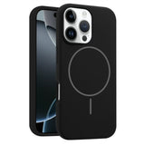 EIDERWOOD iPhone 16 Pro Max Silikone Mobil Cover - MagSafe Kompatibel - Sort