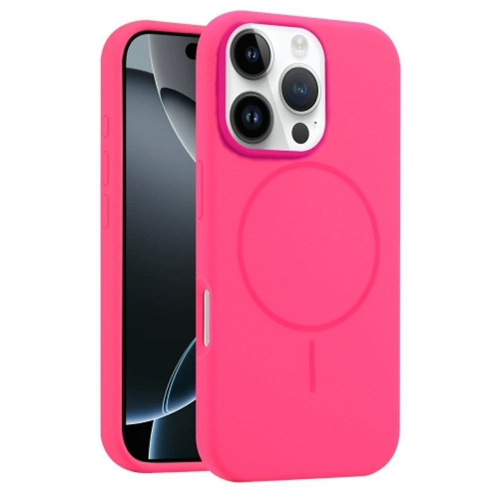 EIDERWOOD iPhone 16 Pro Max Silikone Mobil Cover - MagSafe Kompatibel - Pink