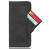 EIDERWOOD OnePlus 13 Kunstlæder Flip Cover m. Ståfunktion & Ekstra Kortholder - Sort