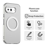 EIDERWOOD Google Pixel 9a Hybrid Plast Bagside Cover - MagSafe Kompatibel - Gennemsigtig / Hvid