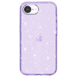 EIDERWOOD - iPhone 16e - Hybrid Glitter Plastik Cover - MagSafe Kompatibel - Lilla