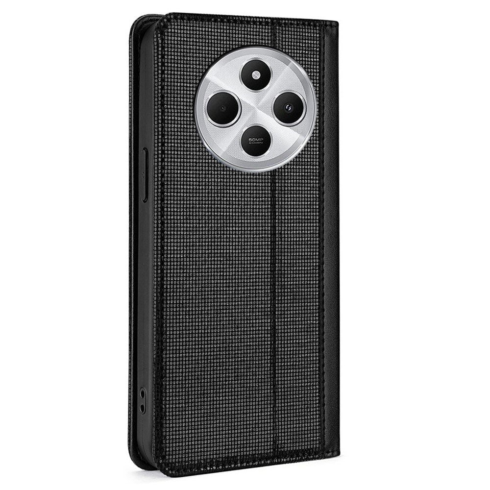 EIDERWOOD Xiaomi Redmi 14C / Poco C75 Kunstlæder Mobil Cover m. RFID Blokering - Sort