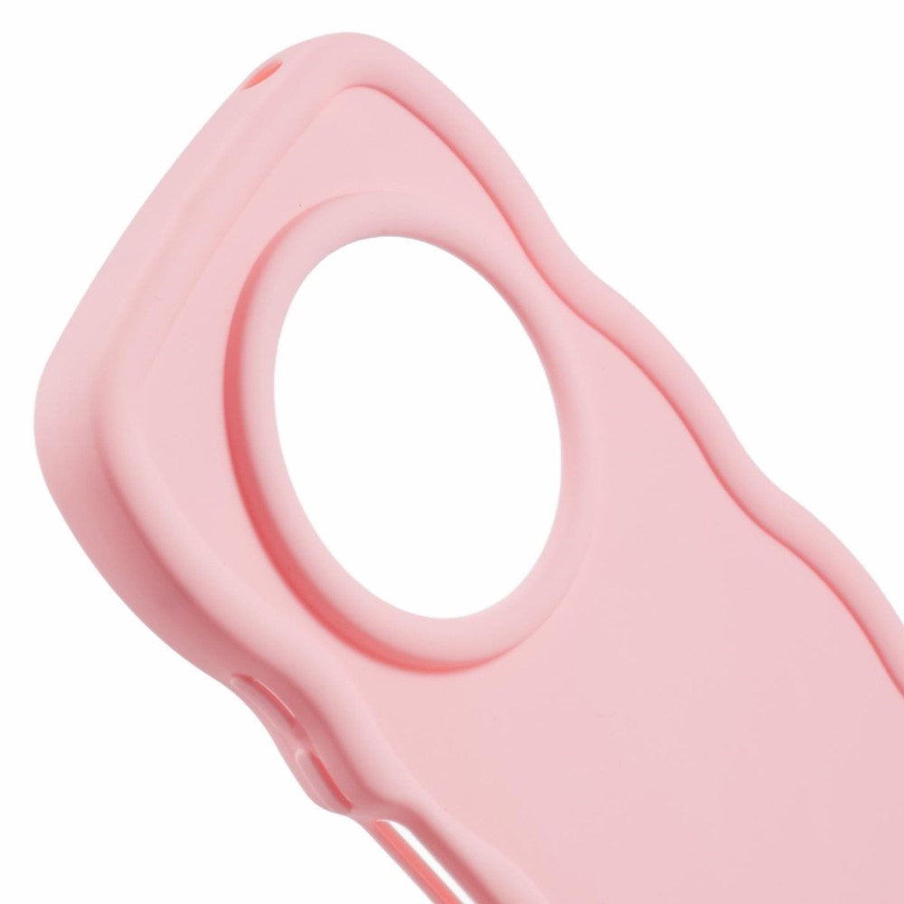 EIDERWOOD - Xiaomi Redmi 14C - Fleksibelt Plastik Wavy Cover - Lyserød