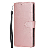 EIDERWOOD Samsung Galaxy S25+ (Plus) / S24+ (Plus) Kunstlæder Mobil Cover m. Pung og Strop - Rose Gold