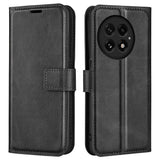 EIDERWOOD OnePlus 13 Wallet Flip Cover - Læder m. Pung - Sort