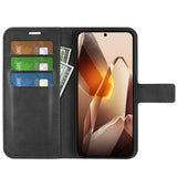 EIDERWOOD OnePlus 13 Wallet Flip Cover - Læder m. Pung - Sort