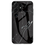 Samsung Galaxy S25 Ultra - EIDERWOOD Hybrid Marmor Cover m. Glas Bagside - Sort