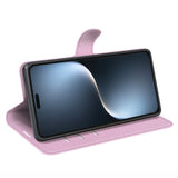 EIDERWOOD - Honor Magic7 Pro - Kunstlæder Flip Cover m. Kortholder & Ståfunktion - Lyserød