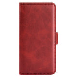 Xiaomi Redmi Note 14 Pro+ - EIDERWOOD Kunstlæder Flip Cover m. Pung & Ståfunktion - Rød