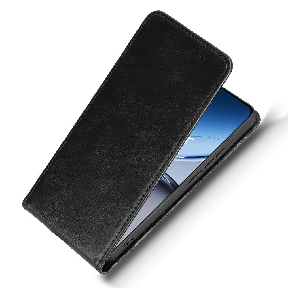 EIDERWOOD OnePlus Nord 4 Vertikalt Mobil Flip Cover m. Kortholder - Sort