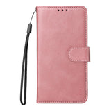 EIDERWOOD - Samsung Galaxy A56 (5G) / A36 (5G) - 2-i-1 Kunstlæder Flip Case m. Skærmbeskyttelsesglas - Lyserød
