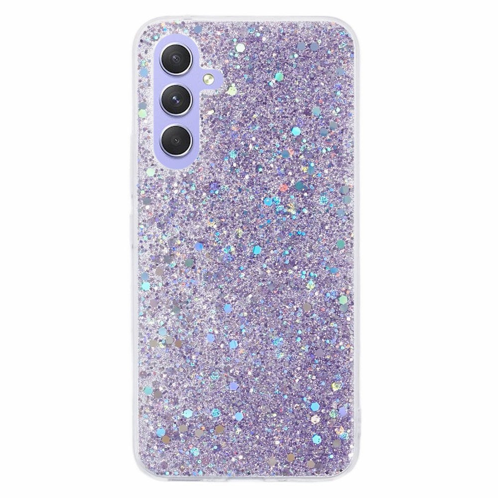 EIDERWOOD - Samsung Galaxy A26 (5G) - Fleksibelt Plastik Cover m. Glimmer - Lilla