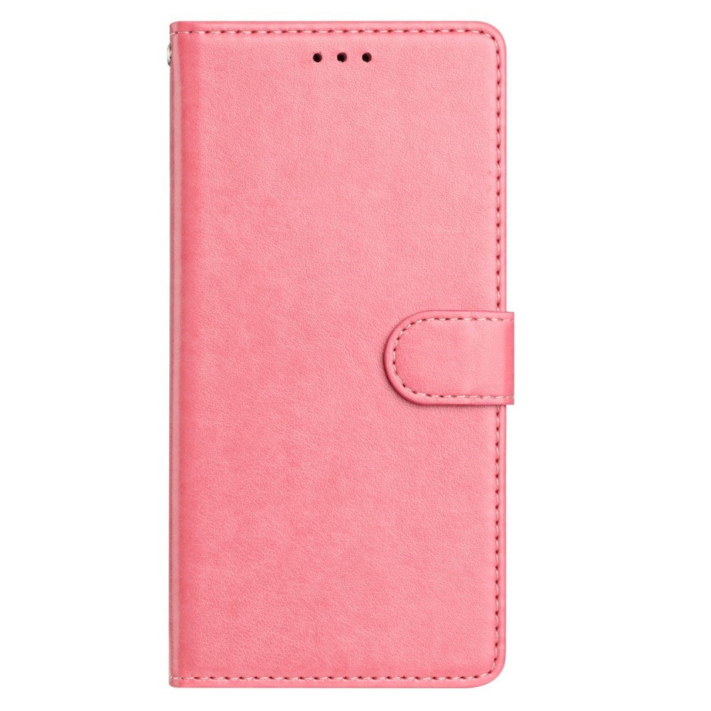 EIDERWOOD - Samsung Galaxy A26 (5G) - Kunstlæder Flip Cover m. Strop - Lyserød