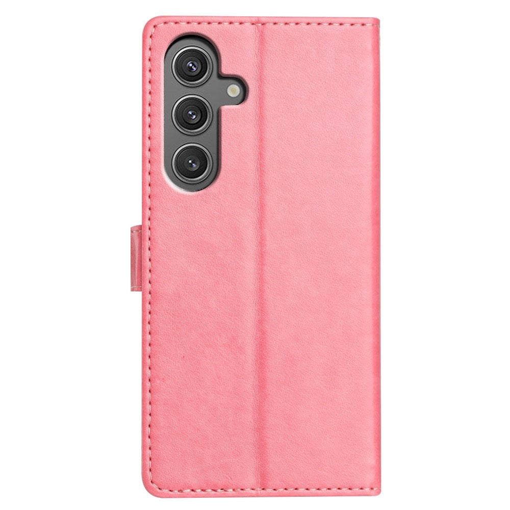 EIDERWOOD - Samsung Galaxy A26 (5G) - Kunstlæder Flip Cover m. Strop - Lyserød