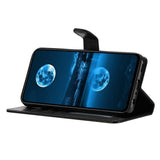 EIDERWOOD - Samsung Galaxy A56 (5G) - Kunstlæder Flip Cover m. Strop - Sort