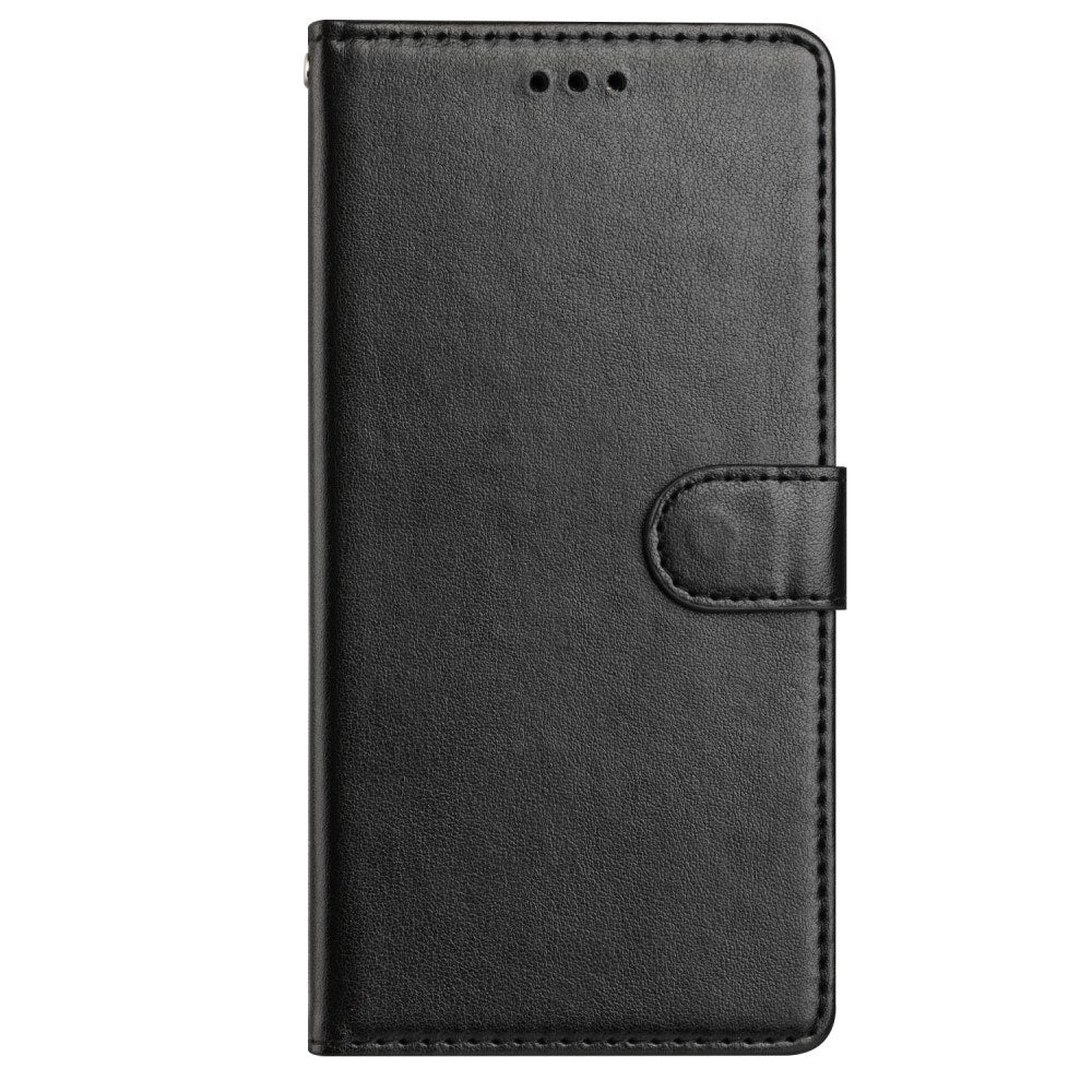 EIDERWOOD - Samsung Galaxy A56 (5G) - Kunstlæder Flip Cover m. Strop - Sort