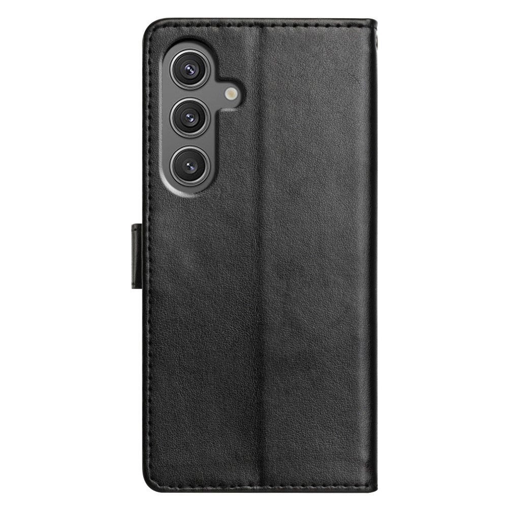 EIDERWOOD - Samsung Galaxy A56 (5G) - Kunstlæder Flip Cover m. Strop - Sort
