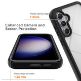 Samsung Galaxy A36 (5G) / A56 (5G) - EIDERWOOD Hybrid Plastik Cover m. Skærmbeskyttelsesfilm - Gennemsigtig