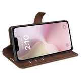 EIDERWOOD - iPhone 16e - Kunstlæder Flip Cover - Brun