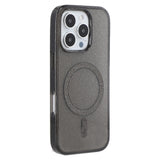 EIDERWOOD - iPhone 16 Pro - Plastik Glitter Cover - MagSafe Kompatibel - Sort
