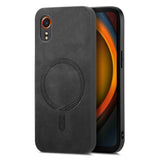 EIDERWOOD Samsung Galaxy Xcover 7 Kunstlæder Mobil Cover - MagSafe Kompatibel - Sort