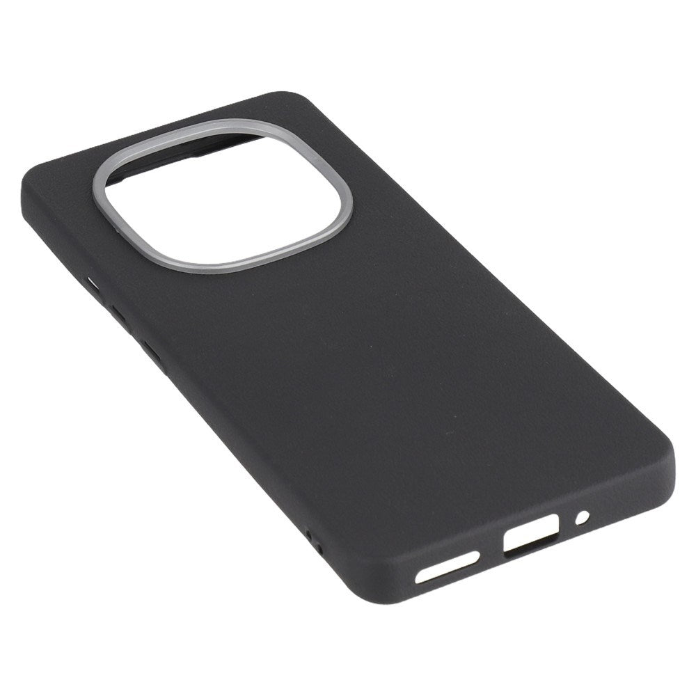 EIDERWOOD Xiaomi Redmi Note 14 Pro (5G) / Poco X7 Mat Fleksibel Plastik Mobil Cover - Sort