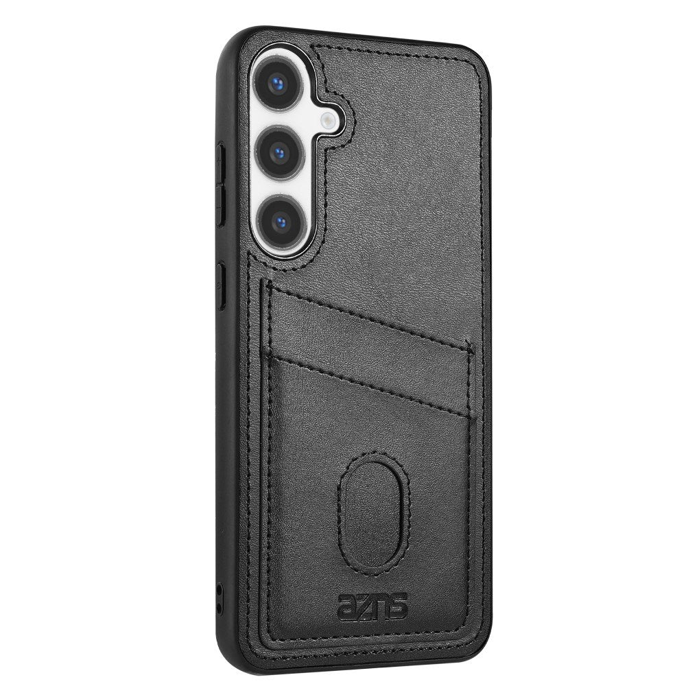 EIDERWOOD - Samsung Galaxy A56 (5G) - Kunstlæder Bagside Cover m. Kortholder - Sort