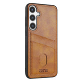 EIDERWOOD - Samsung Galaxy A56 (5G) - Kunstlæder Bagside Cover m. Kortholder - Brun