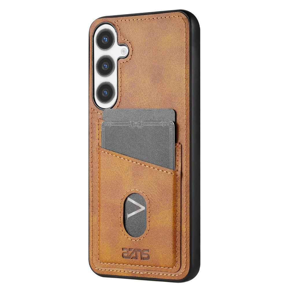 EIDERWOOD - Samsung Galaxy A56 (5G) - Kunstlæder Bagside Cover m. Kortholder - Brun