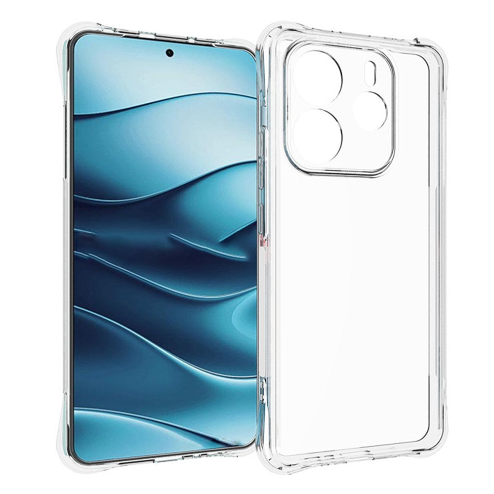 EIDERWOOD - Xiaomi Redmi Note 14 (5G) - Plastik Cover m. Stødabsorberende Hjørner - Gennemsigtig