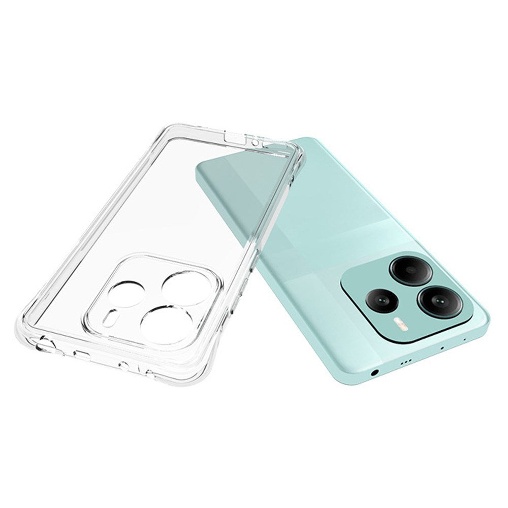 EIDERWOOD - Xiaomi Redmi Note 14 (5G) - Plastik Cover m. Stødabsorberende Hjørner - Gennemsigtig