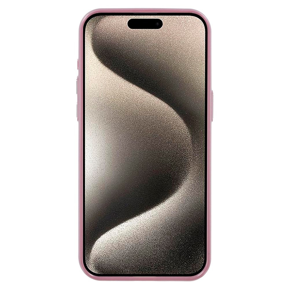iPhone 15 Pro - EIDERWOOD Plastik Glitter Cover - MagSafe Kompatibel - Lilla
