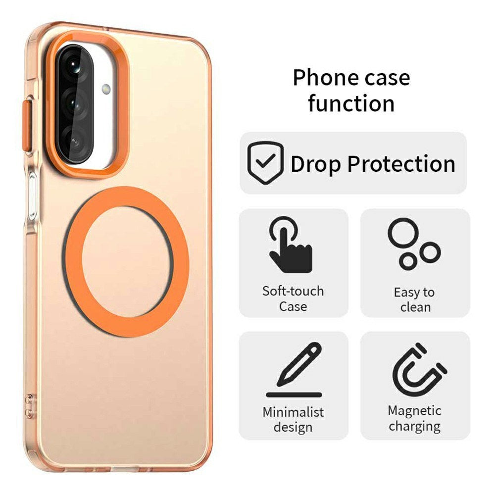 EIDERWOOD Samsung Galaxy A26 5G Cover Anti Drop og MagSafe - Orange