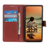 EIDERWOOD Xiaomi Redmi Note 14 Pro (5G) / Poco X7 Kunstlæder Flip Cover m. Kortholder - Brun
