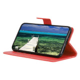 EIDERWOOD Xiaomi Redmi Note 14 Pro (5G) / Poco X7 Kunstlæder Flip Cover m. Kortholder - Rød