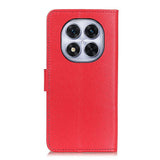 EIDERWOOD Xiaomi Redmi Note 14 Pro (5G) / Poco X7 Kunstlæder Flip Cover m. Kortholder - Rød