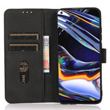 Xiaomi Redmi Note 14 (5G) - KHAZNEH Kunstlæder Flip Cover m. Kortholder & Ståfunktion - Sort