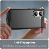 EIDERWOOD Xiaomi Poco X7 Pro Brushed Carbon Mobil Cover - Sort