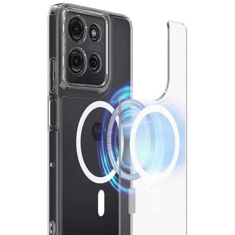 EIDERWOOD - Motorola Moto G75 (5G) - Fleksibelt Plastik Cover - MagSafe Kompatibel - Gennemsigtig