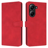 EIDERWOOD - Xiaomi Poco X7 Pro - Kunstlæder Flip Cover m. Kortholder & Ståfunktion - Rød