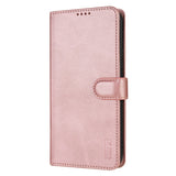 EIDERWOOD - Xiaomi Poco X7 Pro - Kunstlæder Flip Cover m. Kortholder & Ståfunktion - Rose Gold