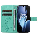 EIDERWOOD OnePlus 13R Flipcover m. Motiv - Kortholder & Ståfunktion - Grøn
