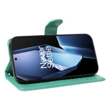 EIDERWOOD OnePlus 13R Flipcover m. Motiv - Kortholder & Ståfunktion - Grøn