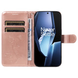 EIDERWOOD OnePlus 13R Flipcover m. Motiv - Kortholder & Ståfunktion - Rose Gold