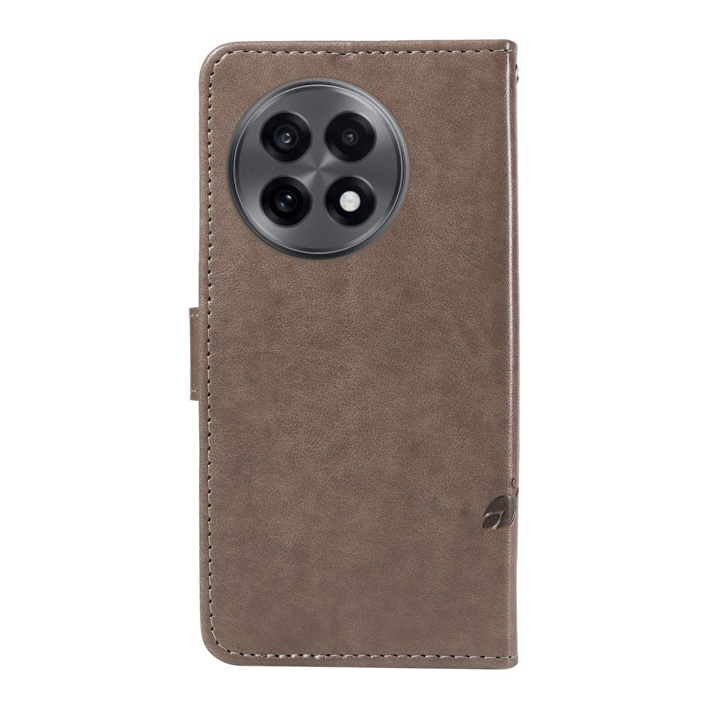 EIDERWOOD OnePlus 13R Flipcover m. Motiv - Kortholder & Ståfunktion - Grå