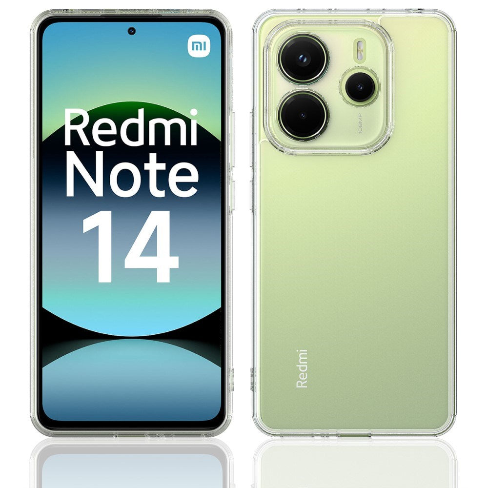 EIDERWOOD - Xiaomi Redmi Note 14 (4G) Fleksibelt Plastik Cover - Gennemsigtig
