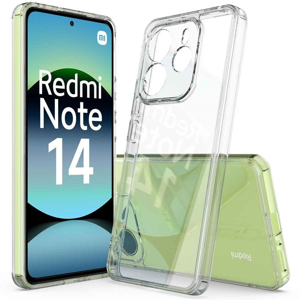 EIDERWOOD - Xiaomi Redmi Note 14 (4G) Fleksibelt Plastik Cover - Gennemsigtig