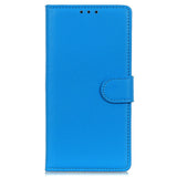 EIDERWOOD Xiaomi Poco X7 Pro Litchi Kunstlæder Flip Cover inkl. Pung - Blå
